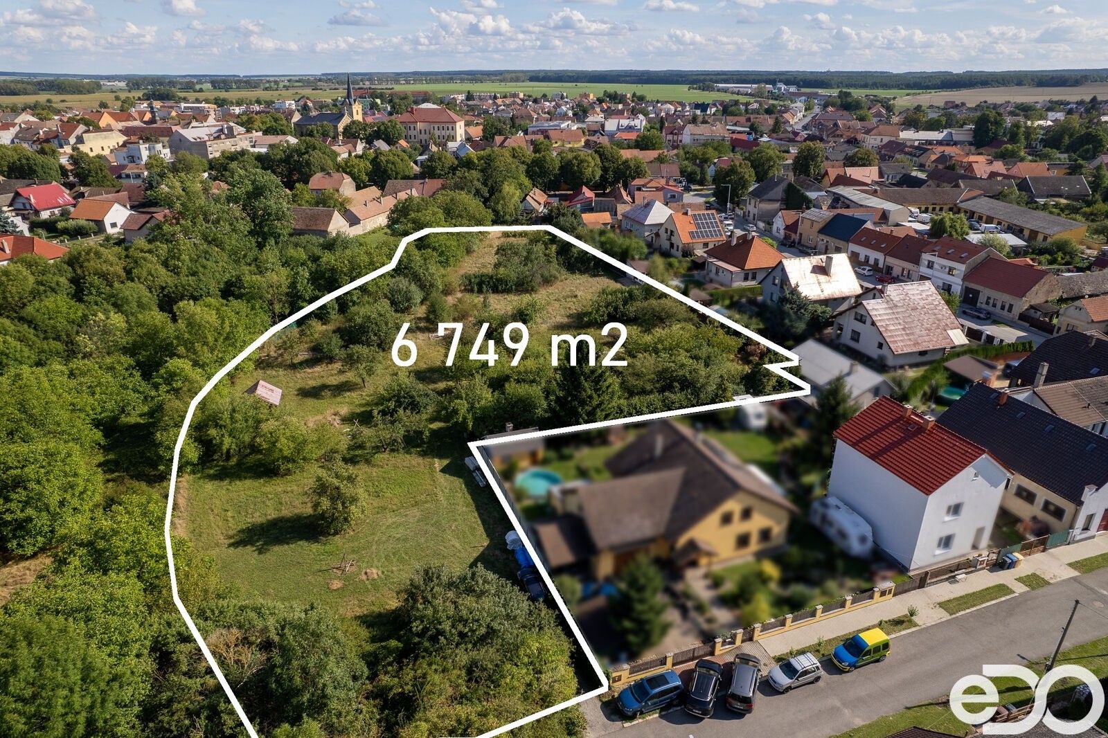 Pozemky pro bydlení, Kollárova 957, Městec Králové, 6 749 m² - 1