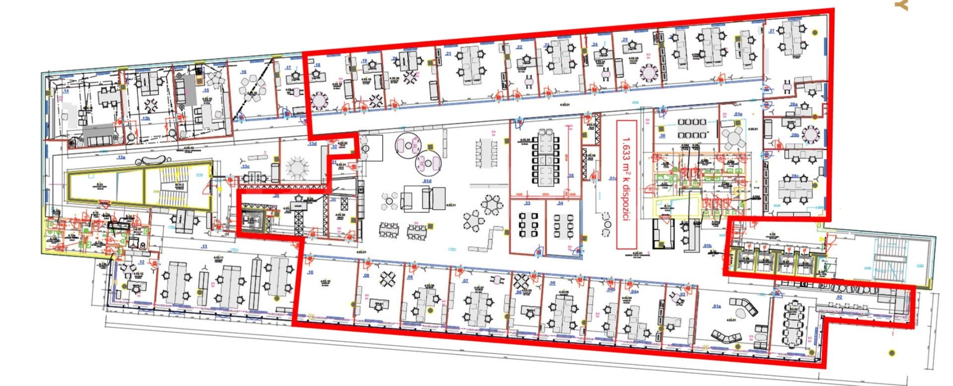 Kancelář · 2 983 m² · Vyskočilova, Praha - 3