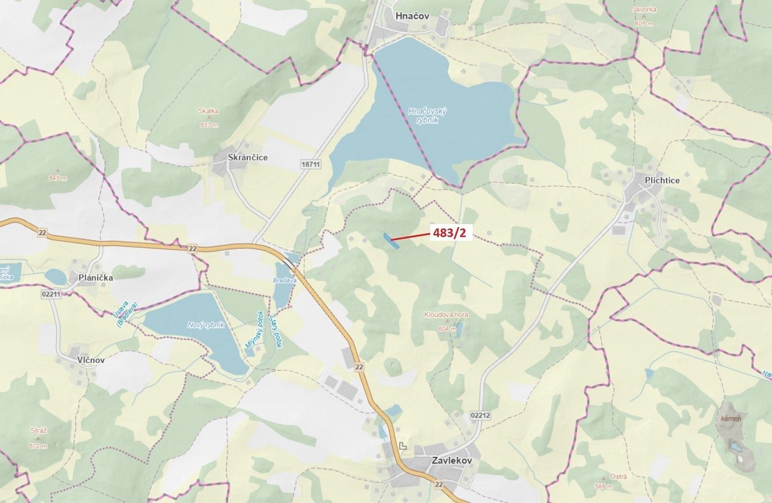 Lesy, Hnačov - 1