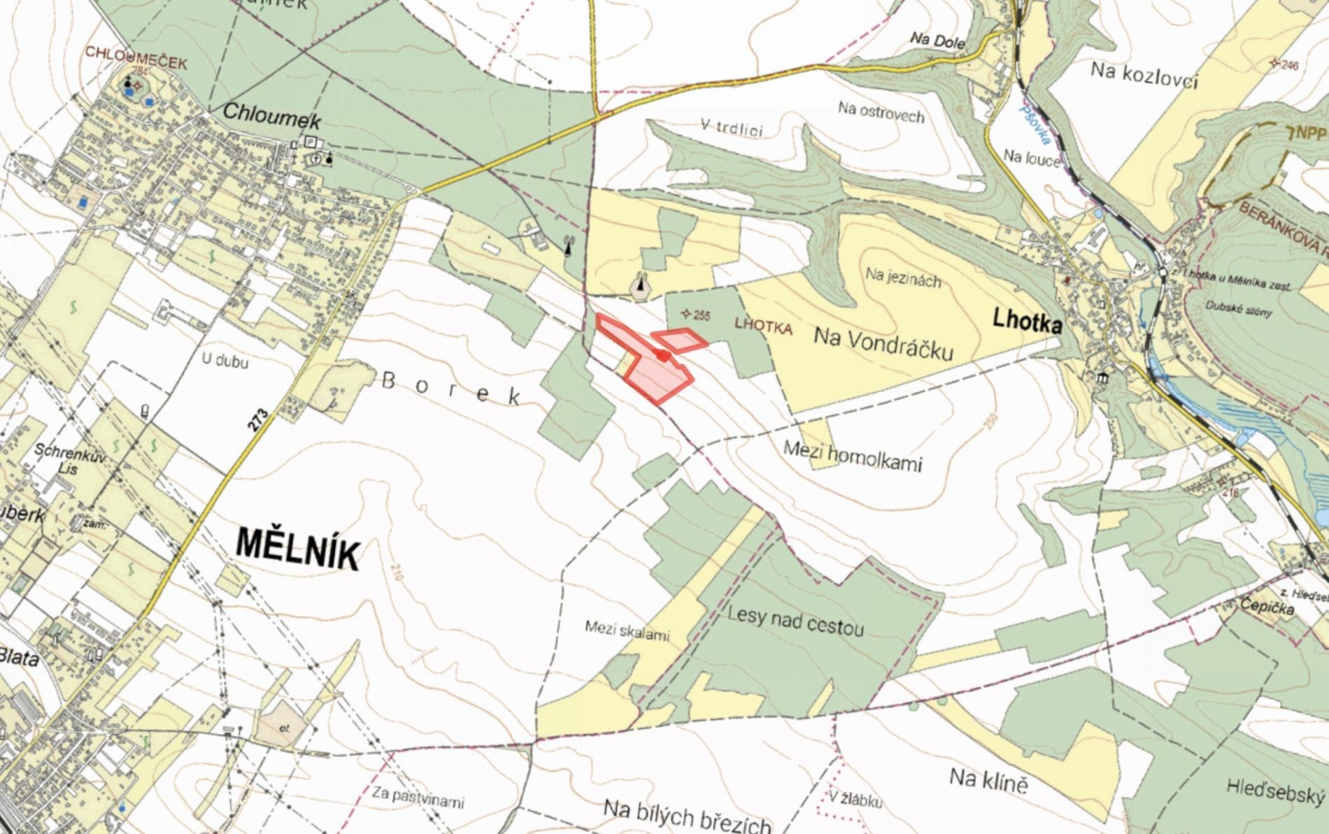 Zemědělské pozemky, Lhotka - 2