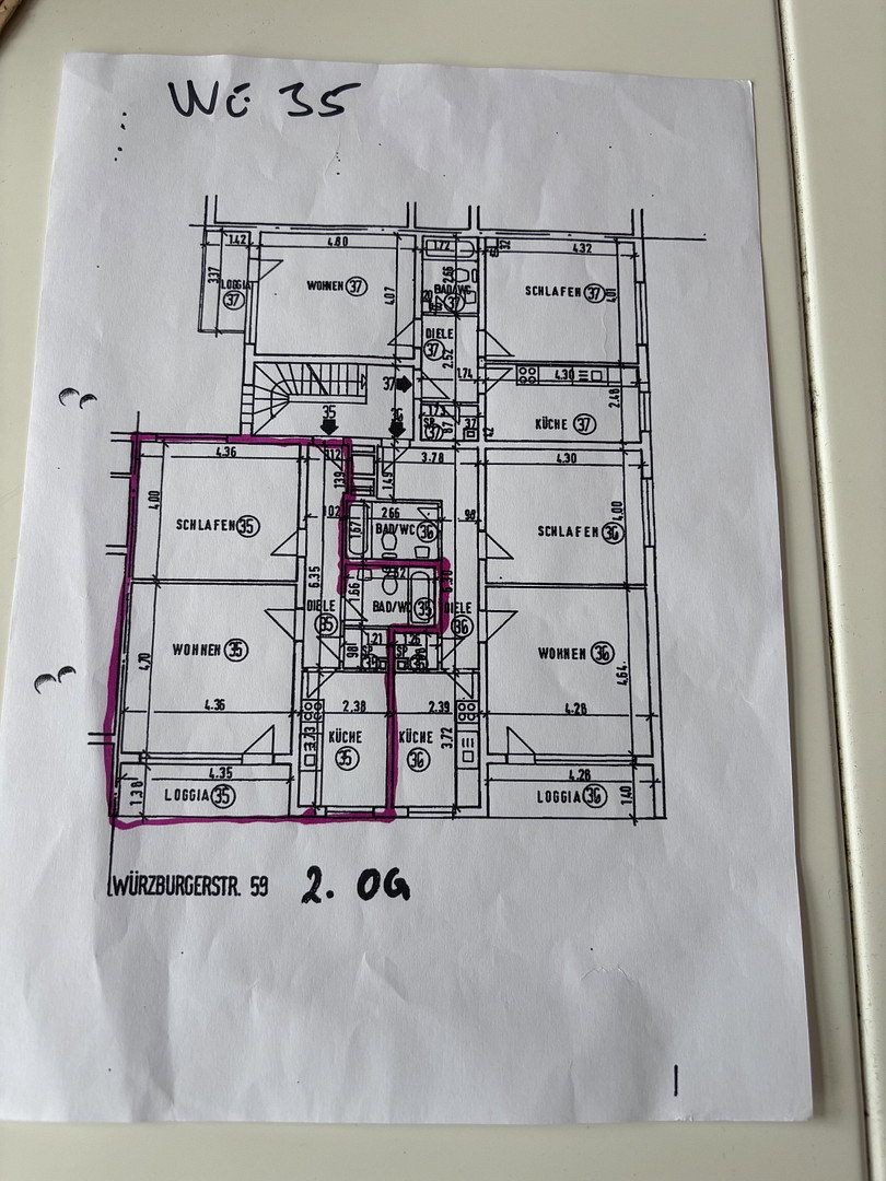 Byt 2+1 · 62 m² · Würzburgerstraße 59 Köln Höhenberg Nordrhein-Westfalen 51103 - 3
