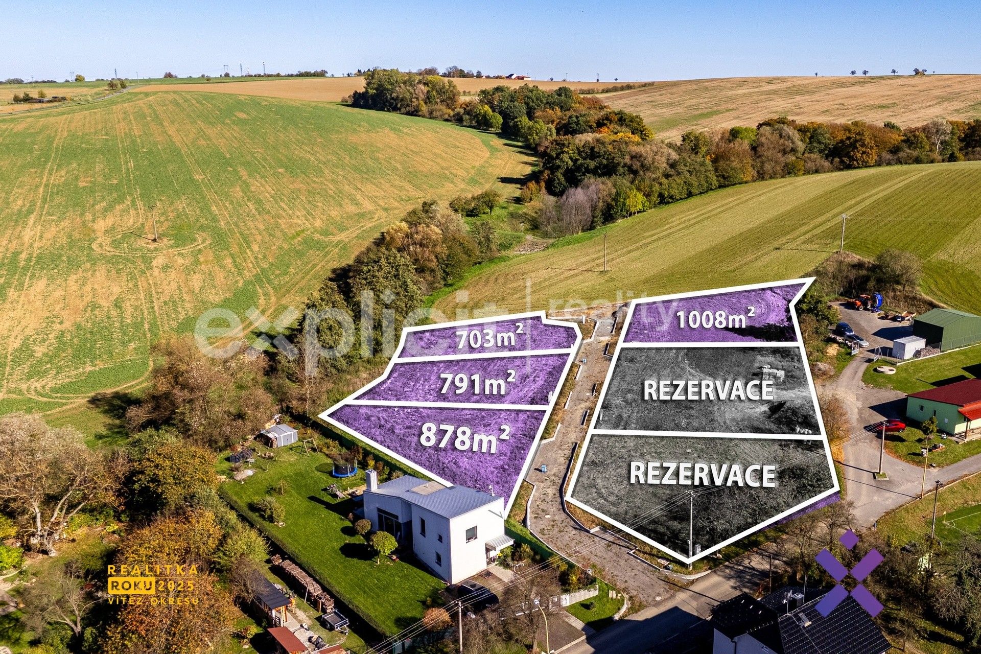 Pozemky pro bydlení, Lubná, 1 008 m² - 1