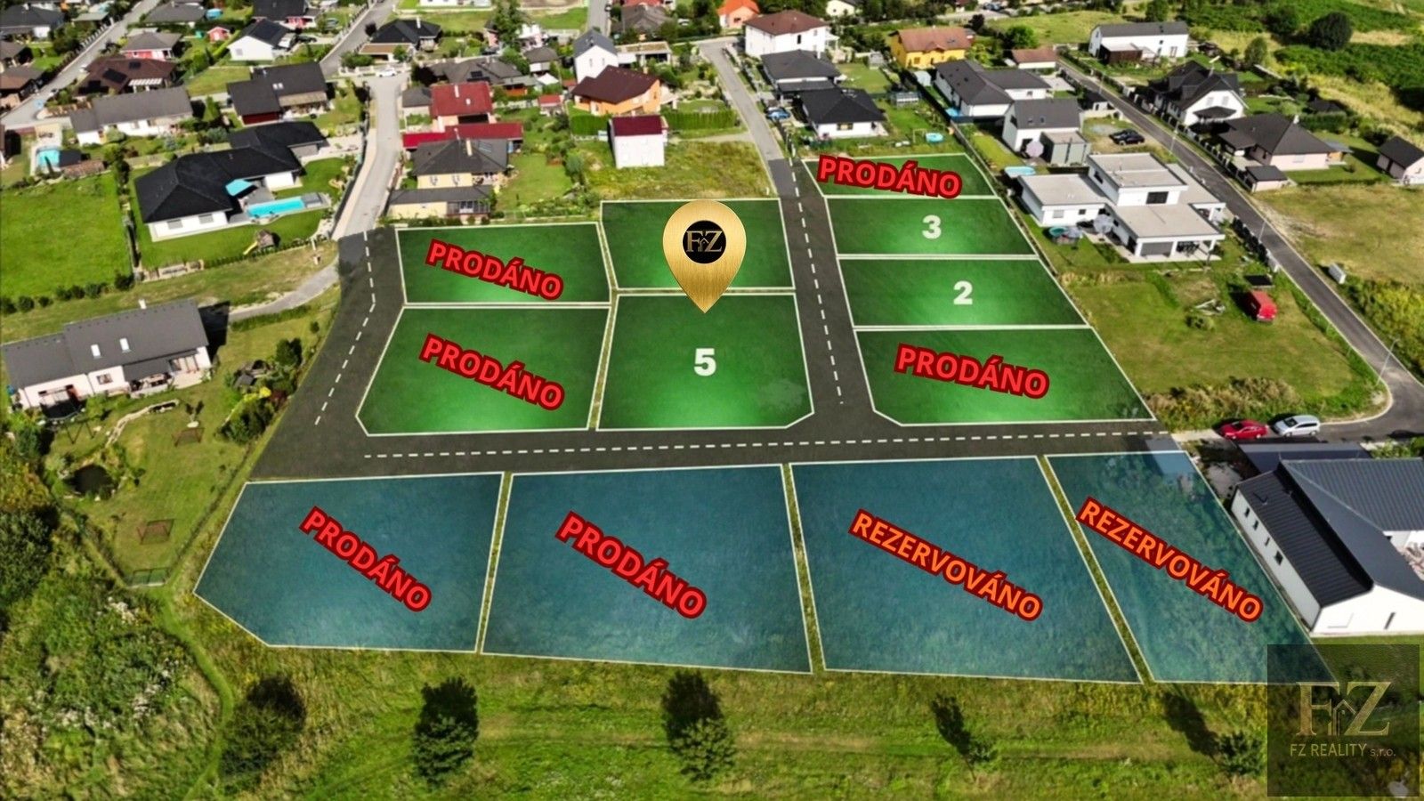 Pozemky pro bydlení, Planá nad Lužnicí, 742 m² - 2