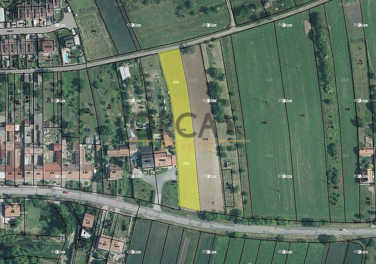 Zemědělské pozemky, Měnín, okres Brno-venkov, Jihomoravský kraj
