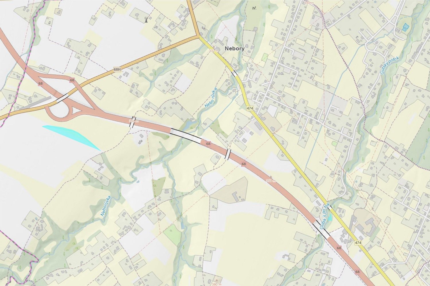 Zemědělské pozemky, Třinec - Nebory, okres Frýdek-Místek, Moravskoslezský kraj