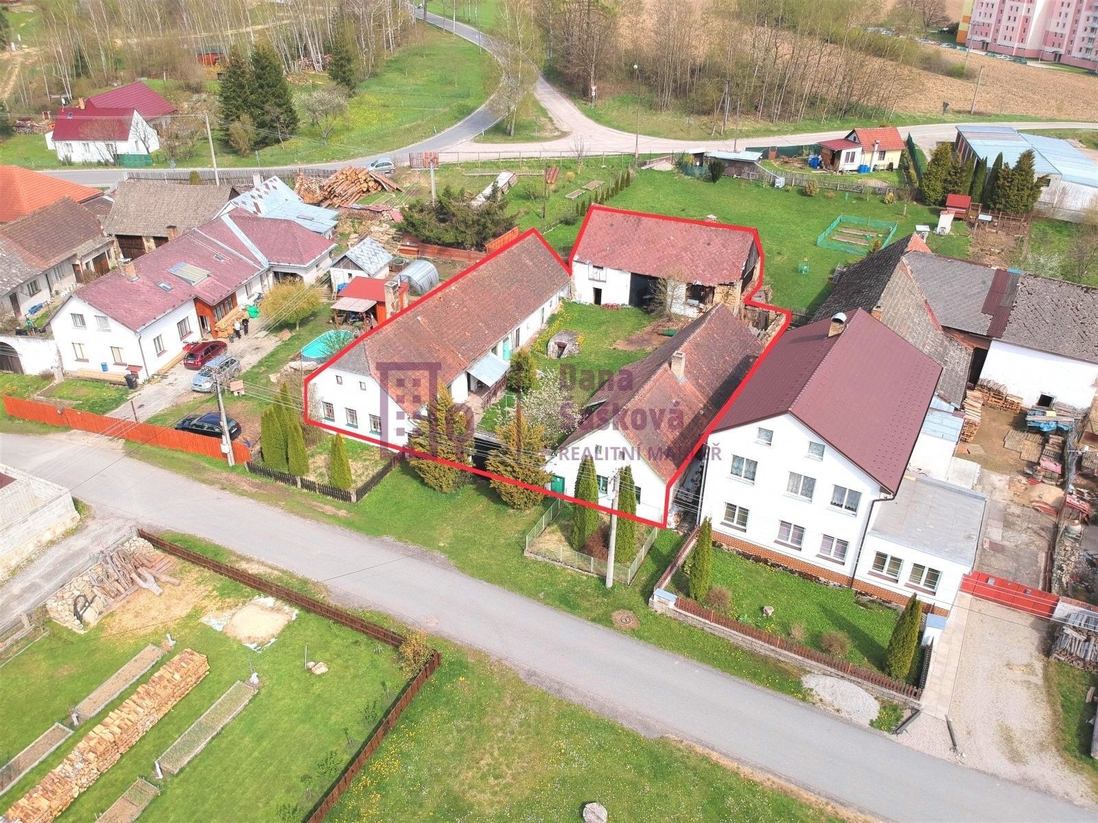 Rodinné domy, Vlčice, Střížovice, 266 m²