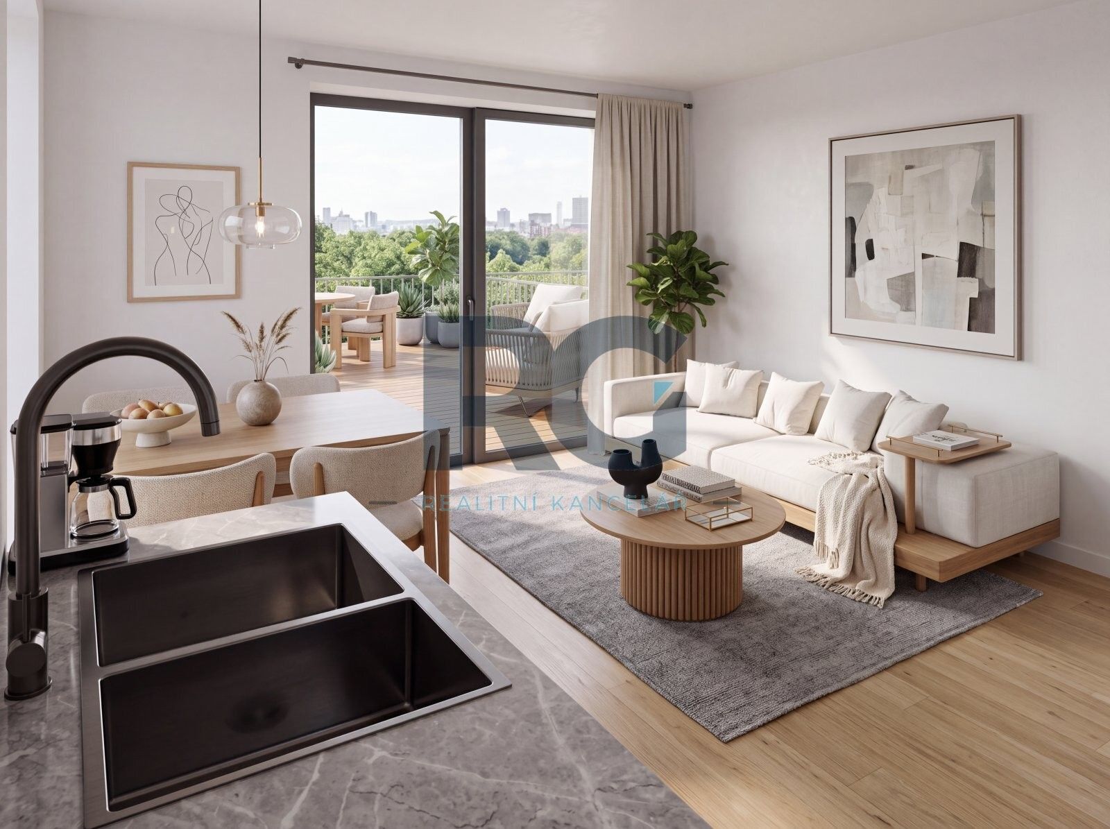 2+kk, Velešínská 405, Praha Letňany, 60 m² - 1