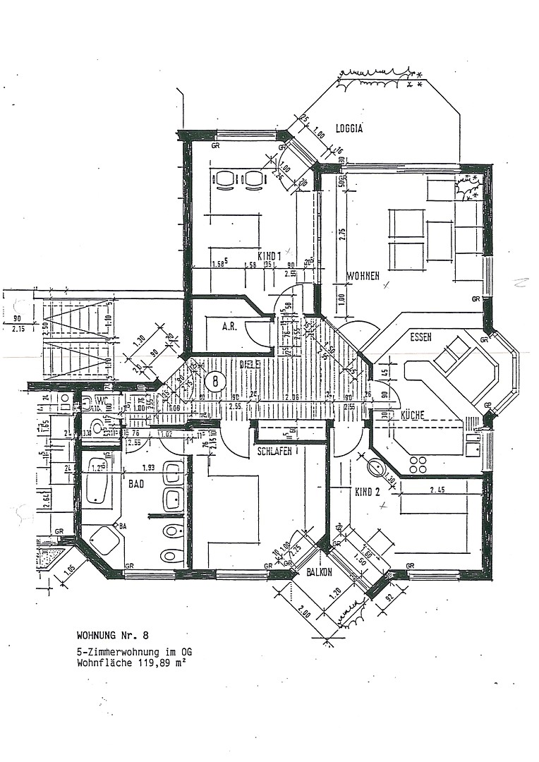 4+kk, , Bádensko-Württembersko, 120 m² - 1