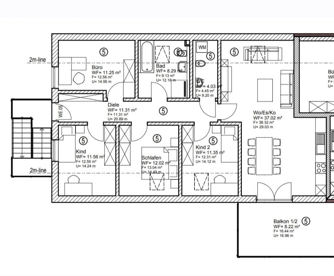 5+1, Falkenstraße 6, , Bavorsko, 121 m² - 1