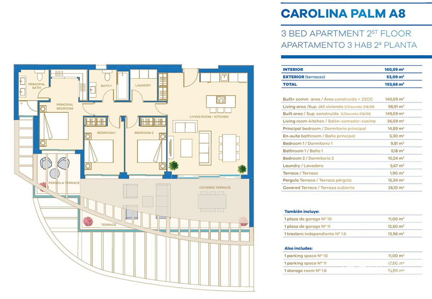 4+kk, La Cala de Mijas, Španělsko, 140 m² - 2