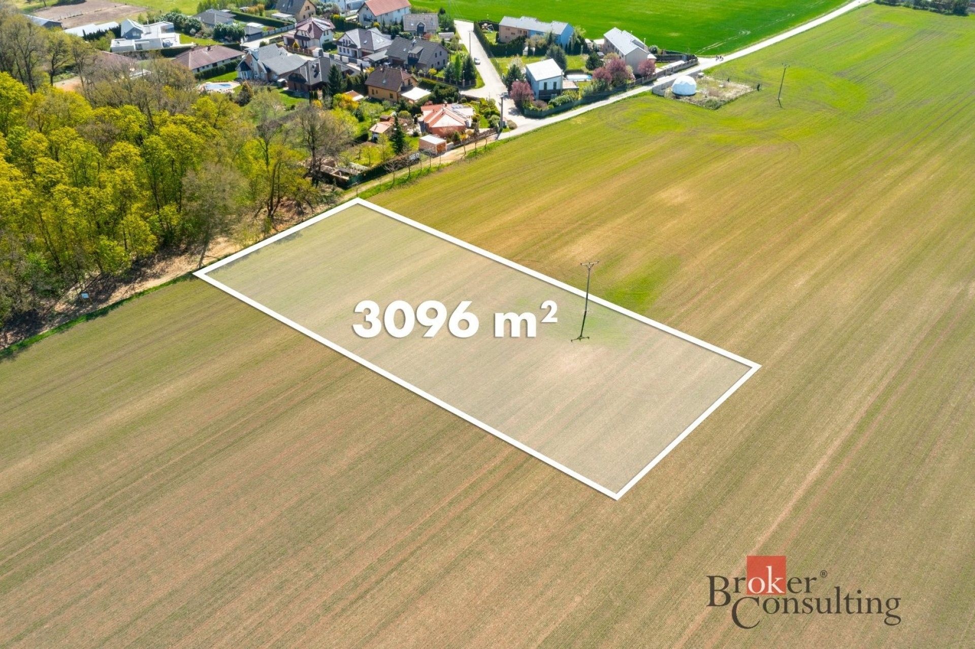 Pozemek pro bydlení · 3 096 m² · Hovorčovice - 3