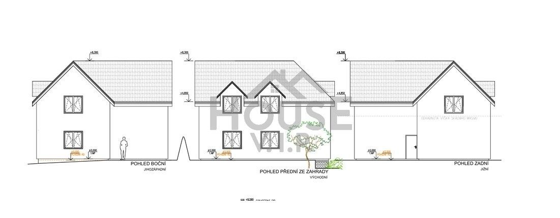 Rodinné domy, U zastávky, Roztoky, 162 m²