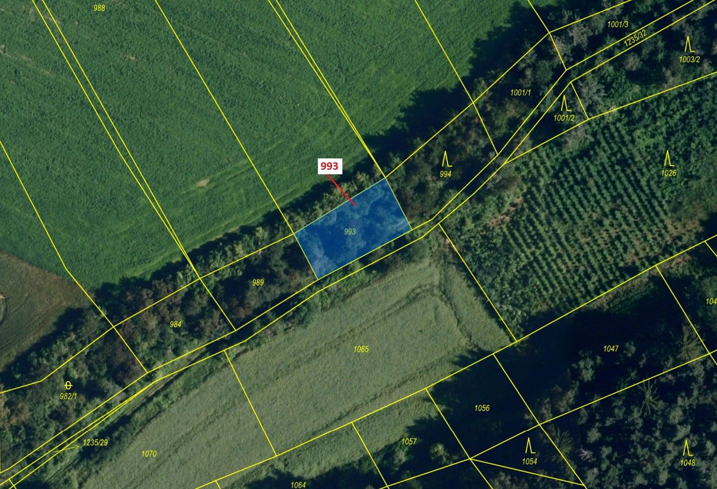 Prodej pozemek - Borovník, okres Brno-venkov, Jihomoravský kraj - 2