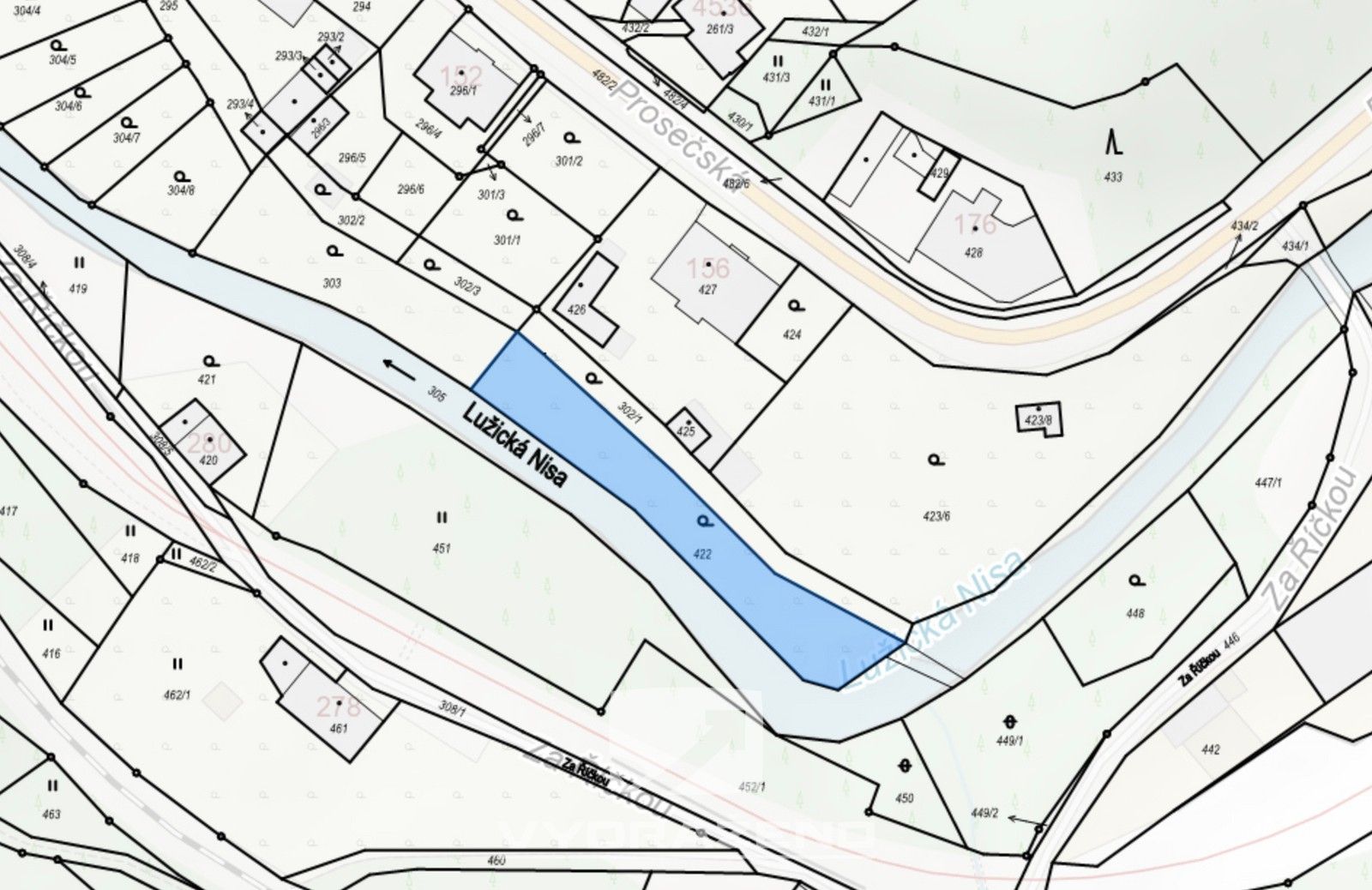 Prodej louka - Proseč nad Nisou, Jablonec nad Nisou, 912 m² - 5