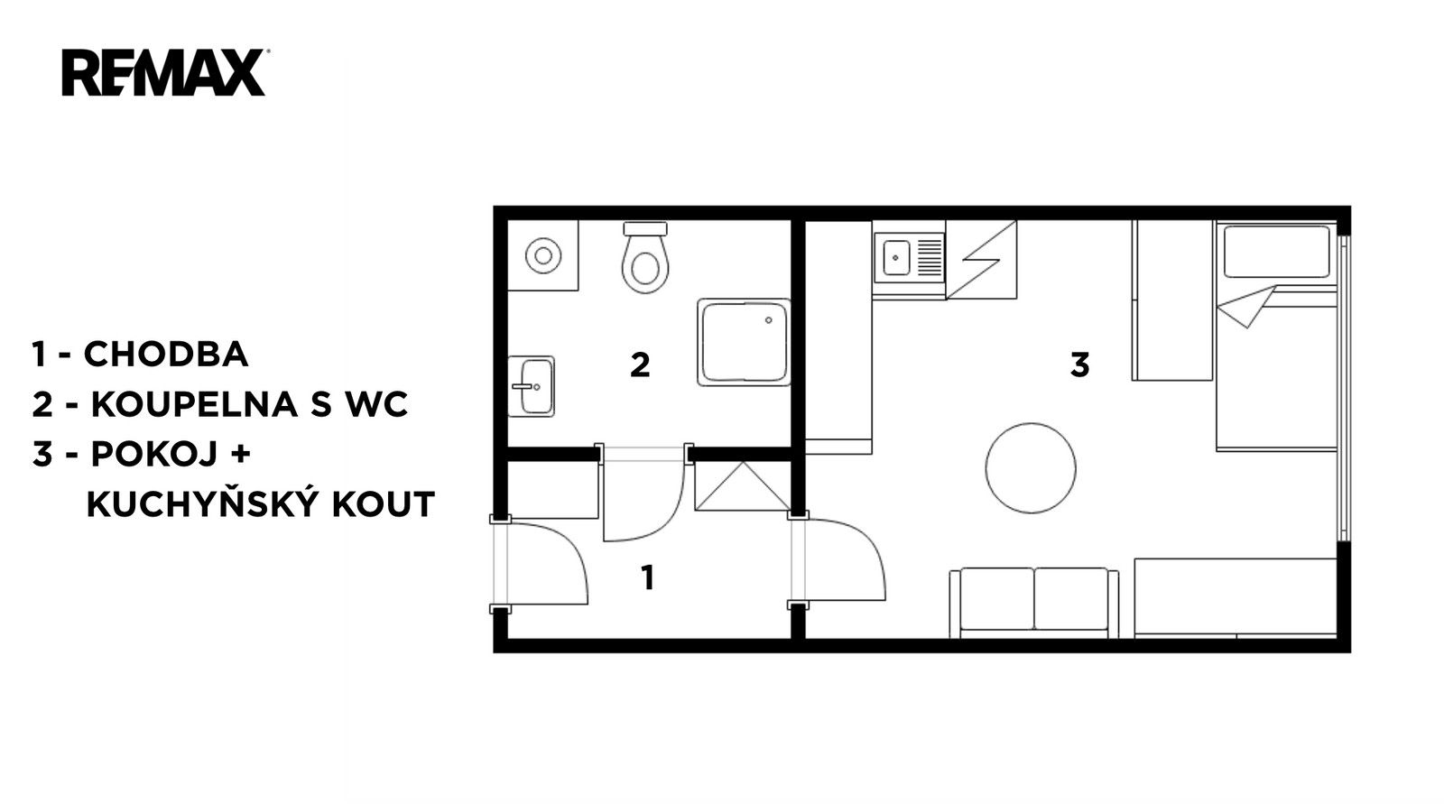 Byt 1+kk · 29 m² · Hornoměcholupská 663, Praha Horní Měcholupy - 3