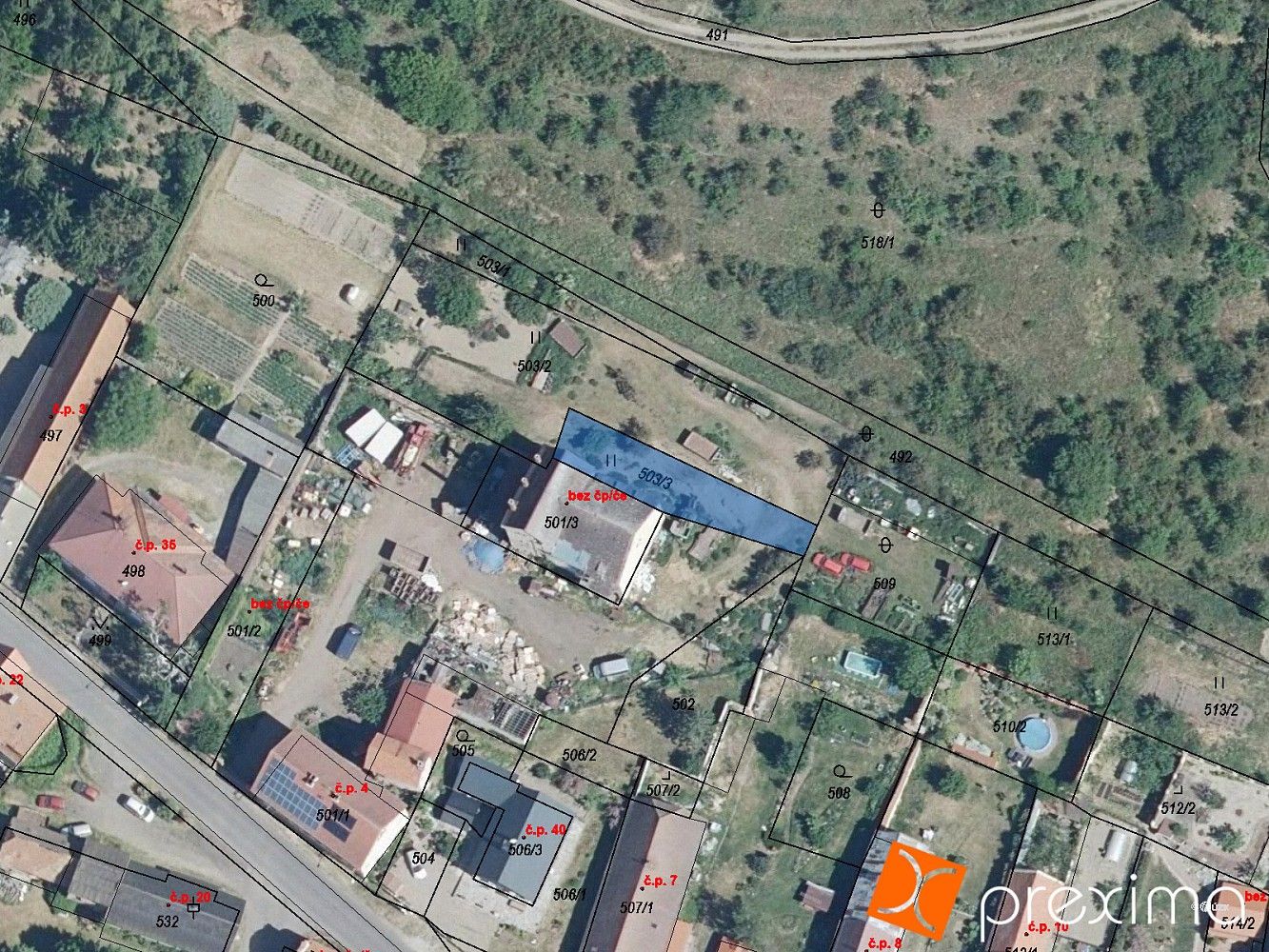 Pozemek, 256 m²