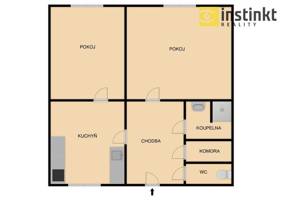 Prodej byt 2+1 - Vrchlického, Plzeň, 71 m²