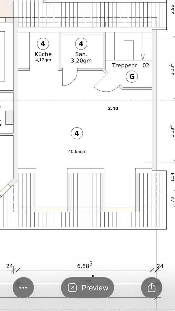 2+1, , Bádensko-Württembersko, 103 m² - 1