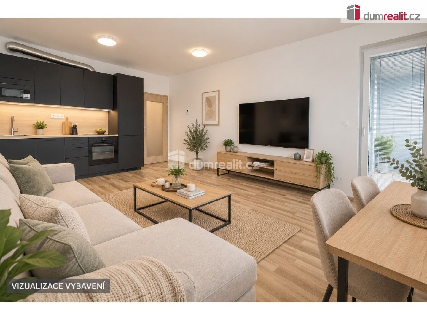 Pronájem byt 2+kk - Karla Guta, Praha, 54 m² - 2