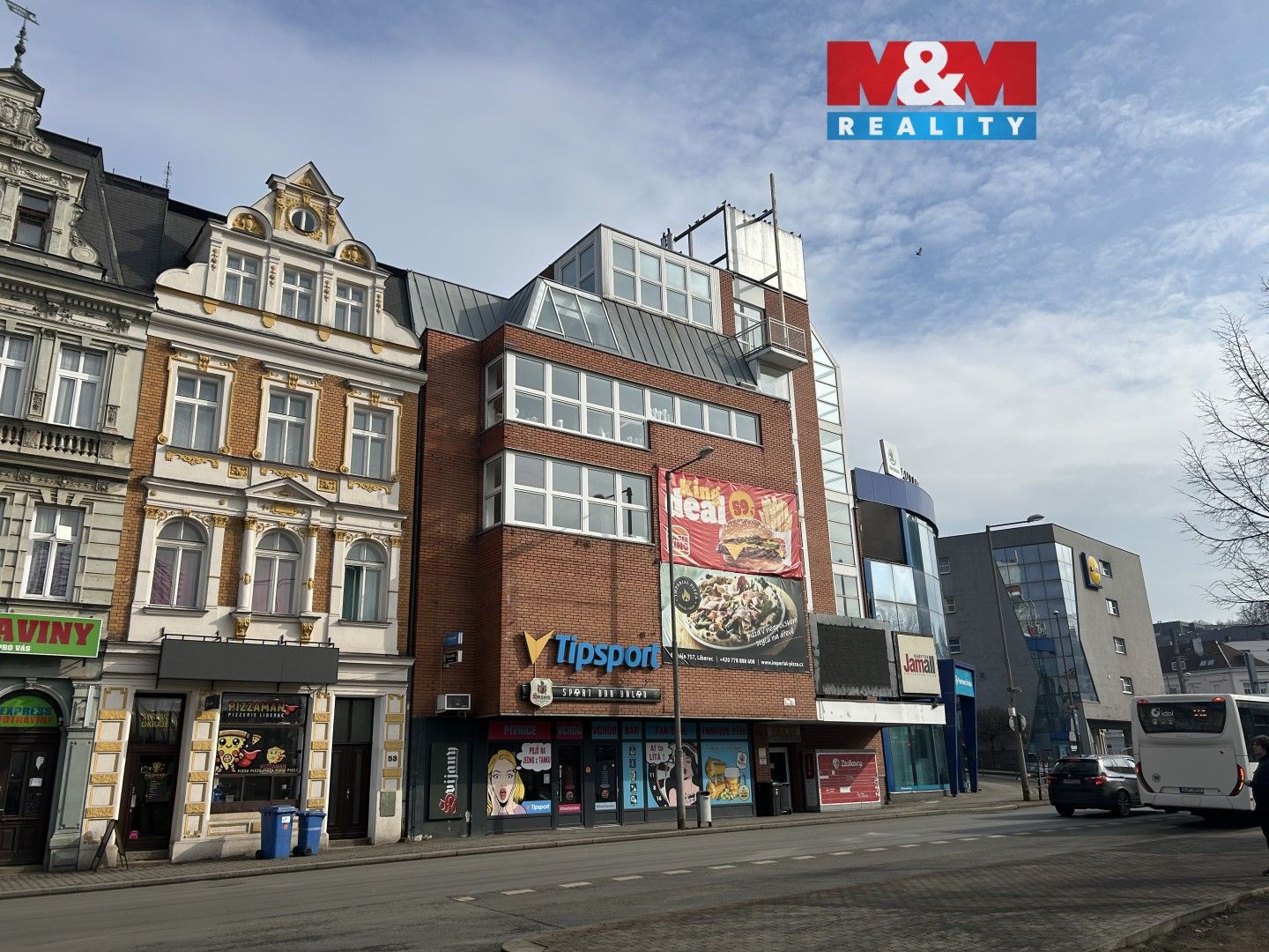 Obchodní prostory, Moskevská, Liberec, 170 m²