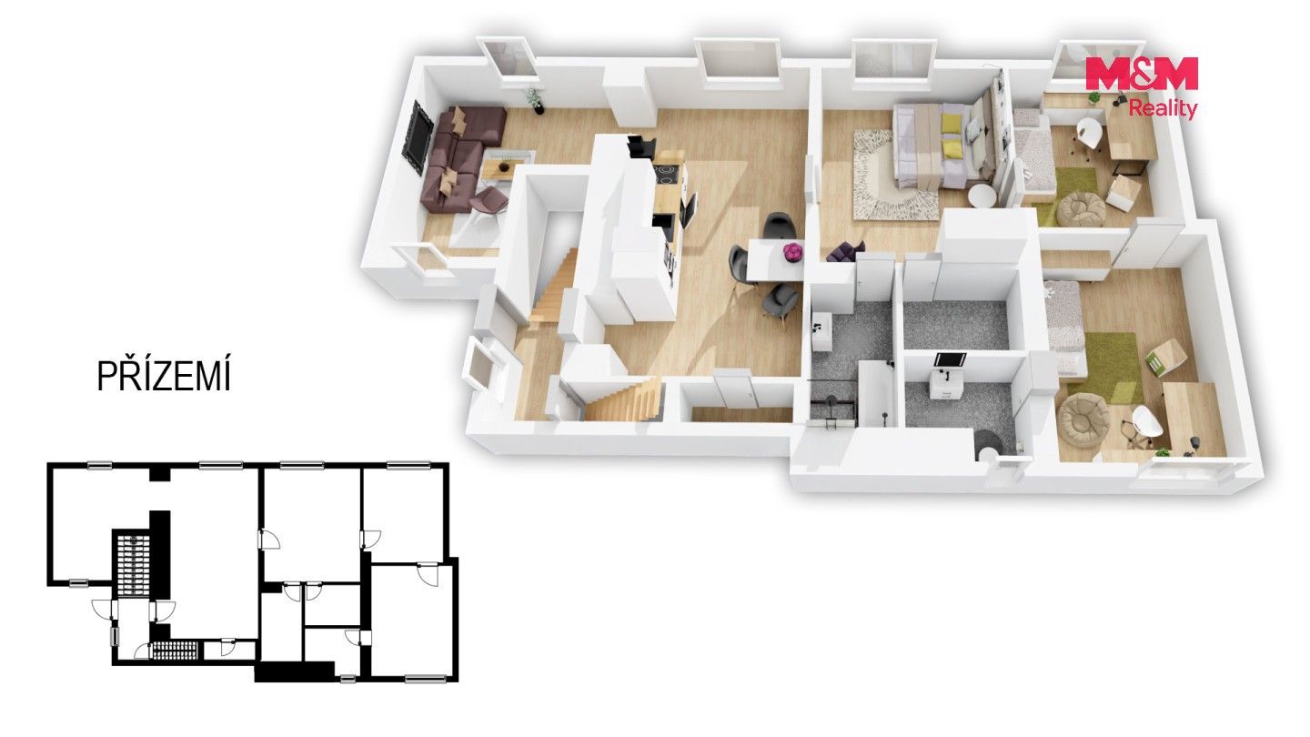 Činžovní domy, Václavská, Dobrovice, 230 m² - 2