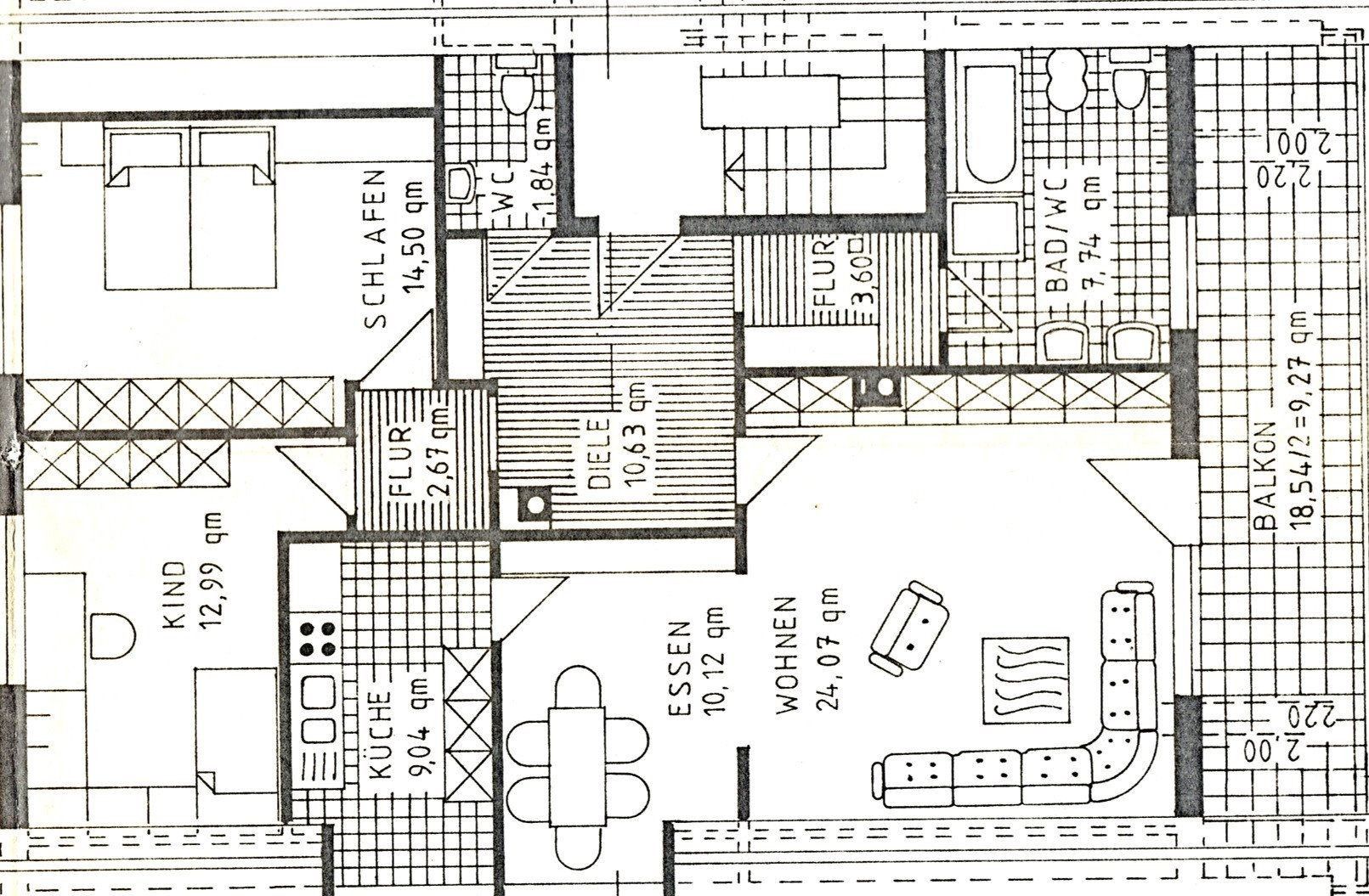 Byt 3+1 · 102 m² · , Bádensko-Württembersko - 4