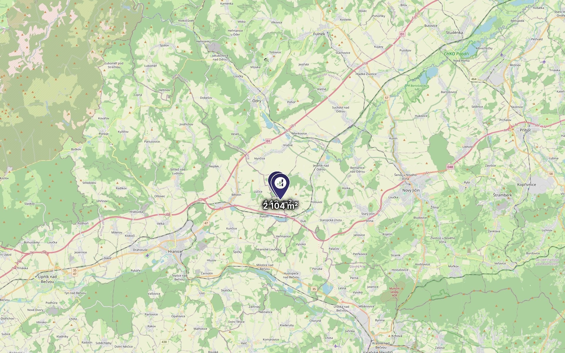 Les · 2 547 m² · Jeseník nad Odrou - 4