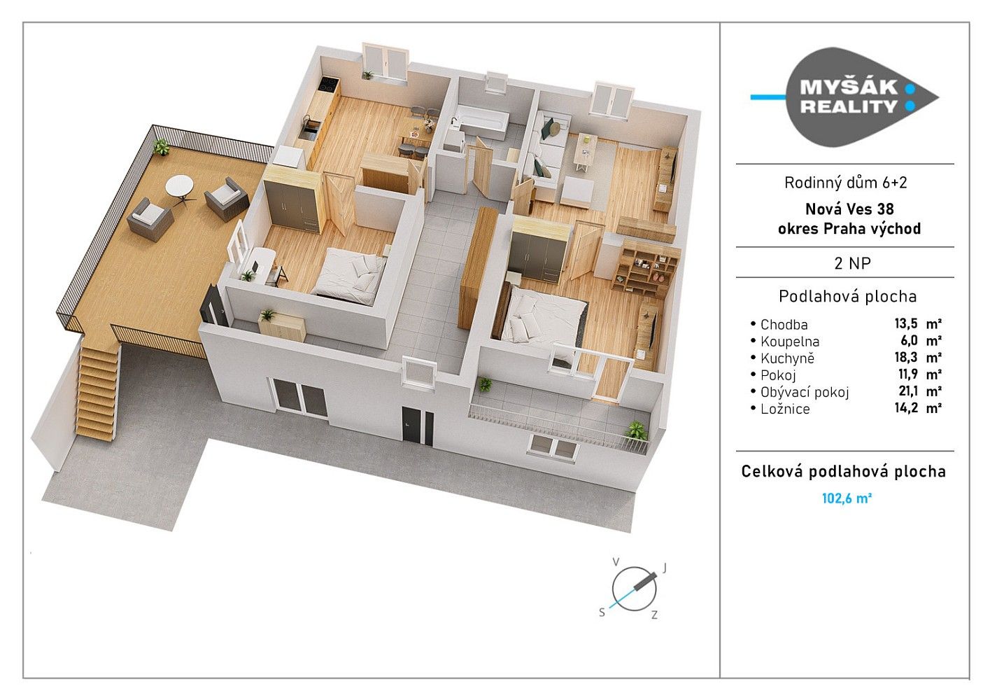 Rodinný dům · 200 m² · Nová Ves, okres Praha-východ - 3
