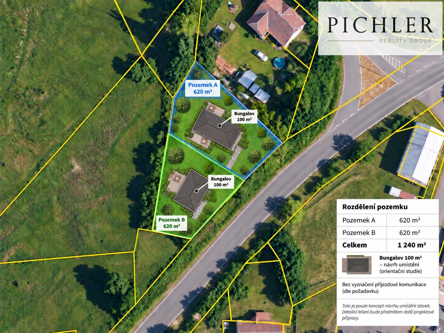 Prodej pozemek pro bydlení - Bochov, 674 m² - 2