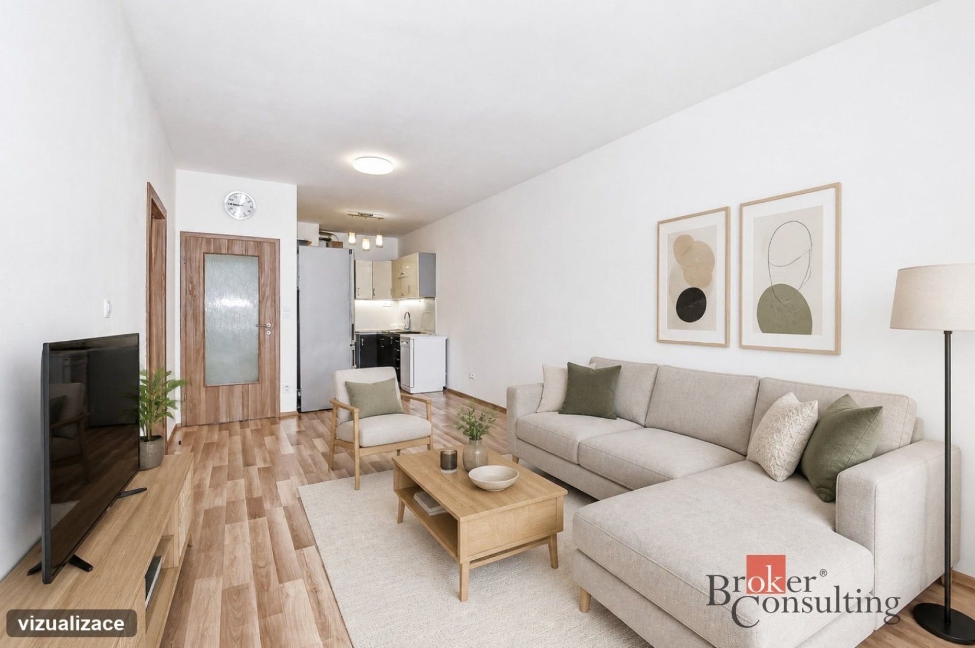 2+kk, Pod radnicí, Praha, 52 m² - 2