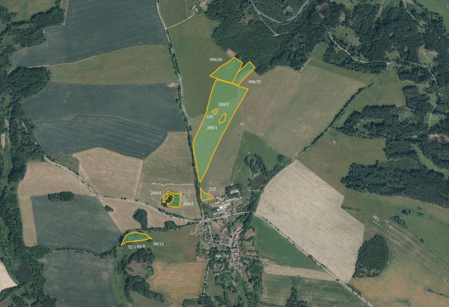 Zemědělské pozemky, Planá Otín - 1