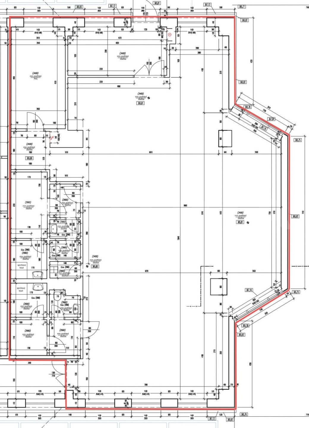 Obchodní prostory · 204 m² · Aviatická, Praha - 3