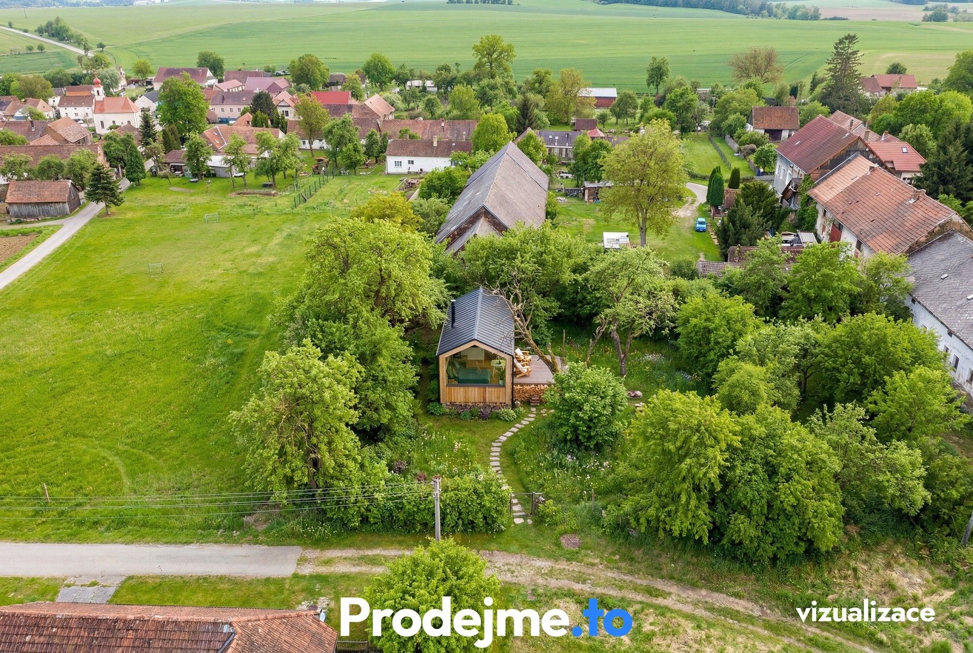 Chaty, Louka, Jemnice, 27 m² - 2