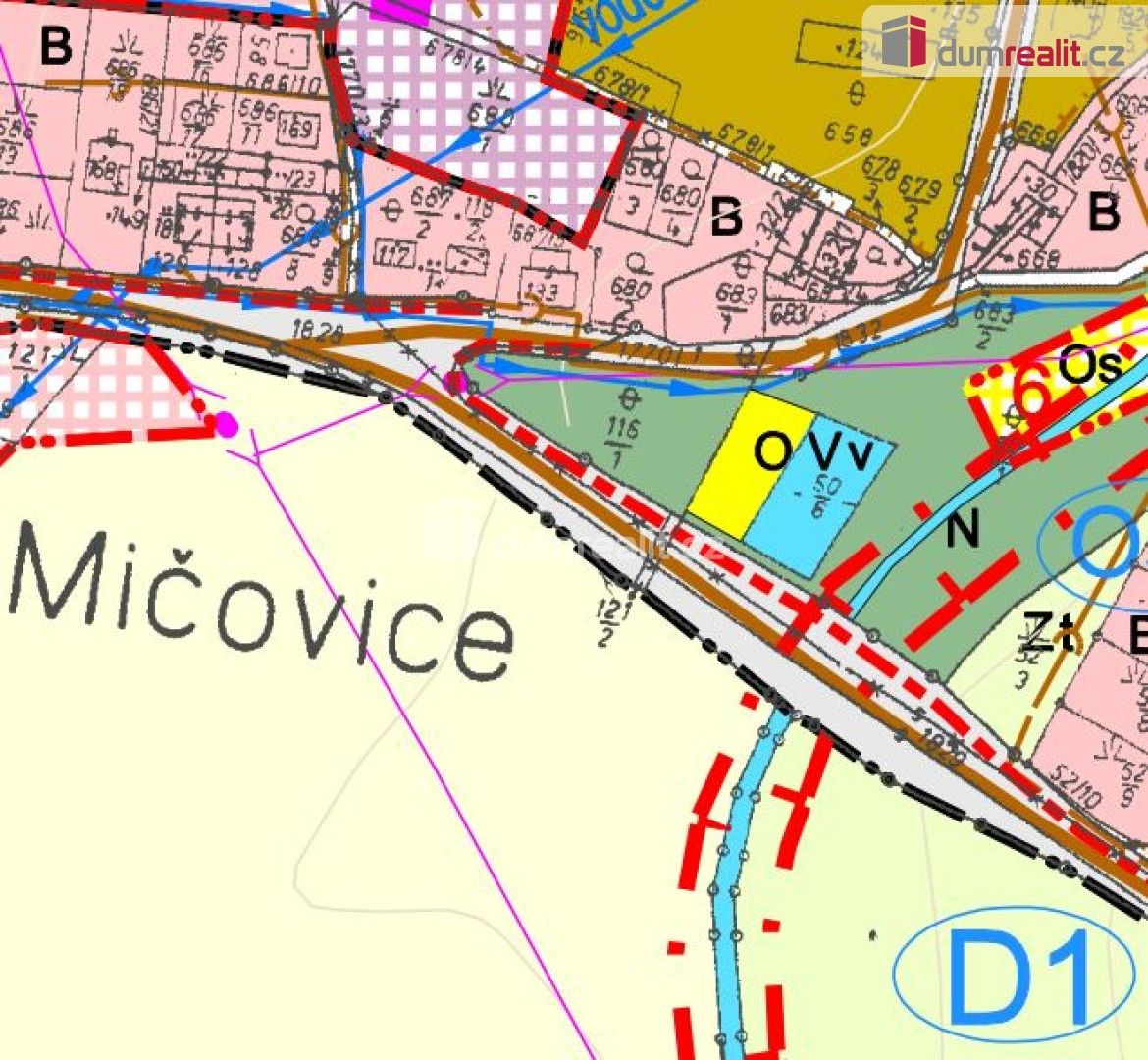 Pozemek pro bydlení · 964 m² · Mičovice - 3