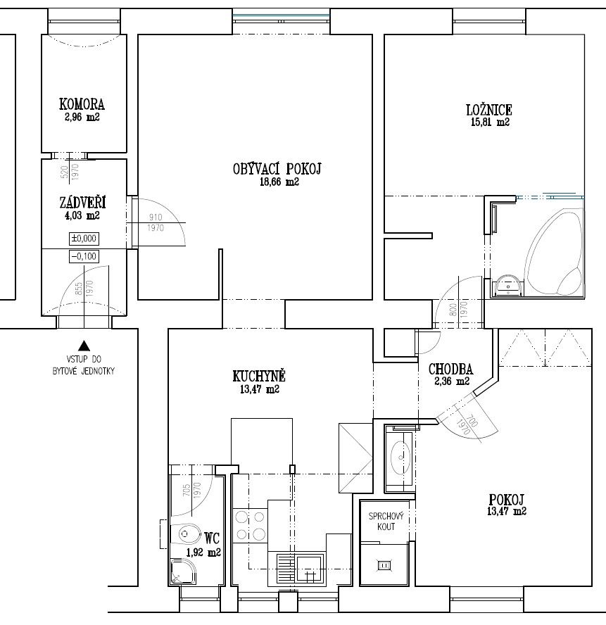 Byt 3+1 · 75 m² · Krhanice - Krhanice, Středočeský kraj - 4