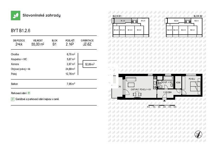Byt 2+kk · 55 m² · Olomouc, Olomoucký kraj - 4