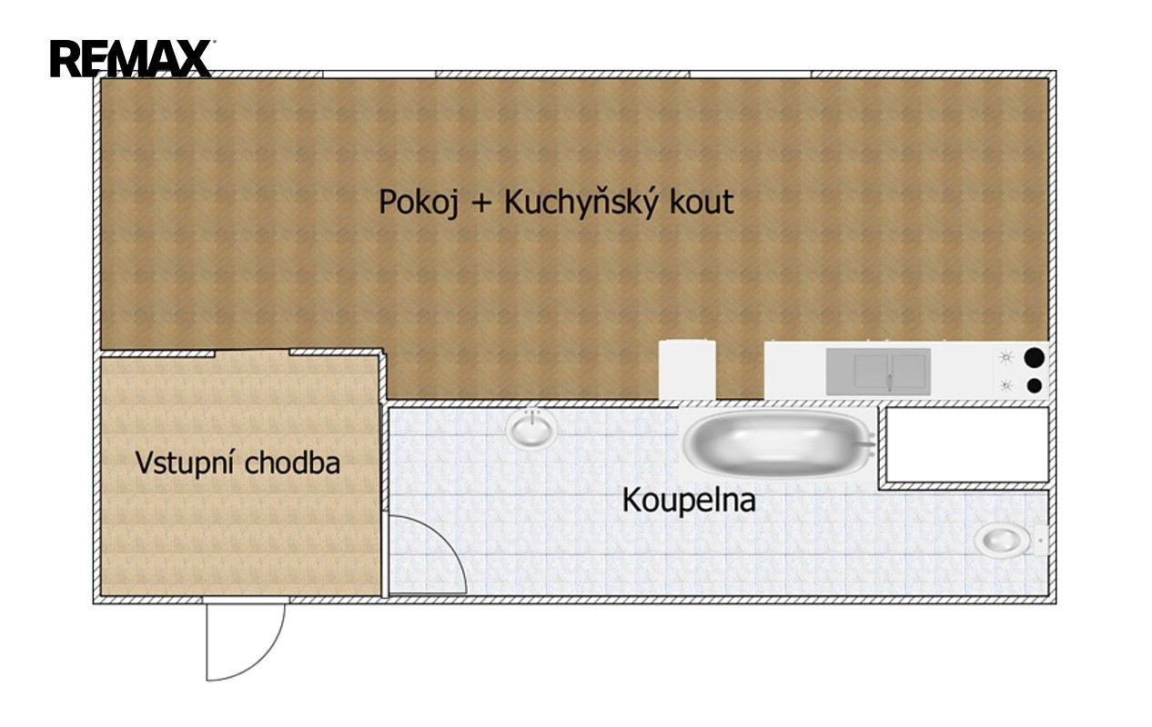 Byt 1+kk · 38 m² · Protivín, okres Písek, Jihočeský kraj - 3