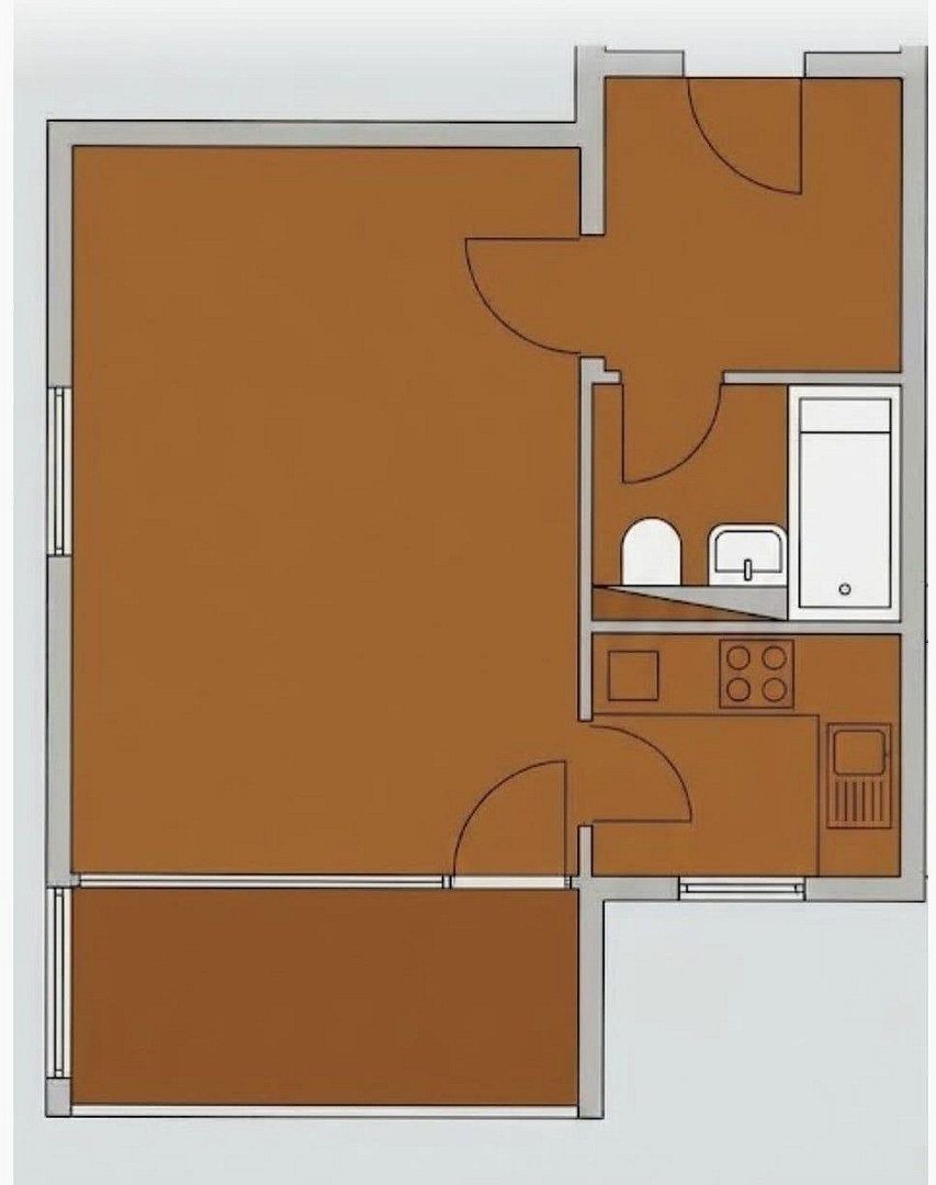 1+kk, München-Schwabing-West Schwabing Bayern 80809, 36 m² - 2