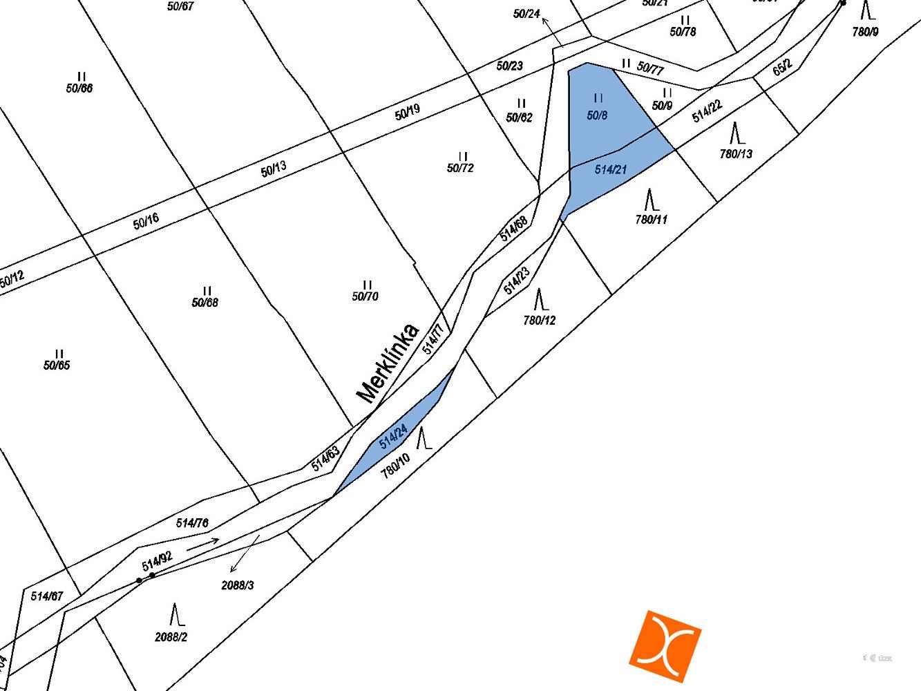Prodej pozemek - Merklín, okres Plzeň-jih, Plzeňský kraj - 2