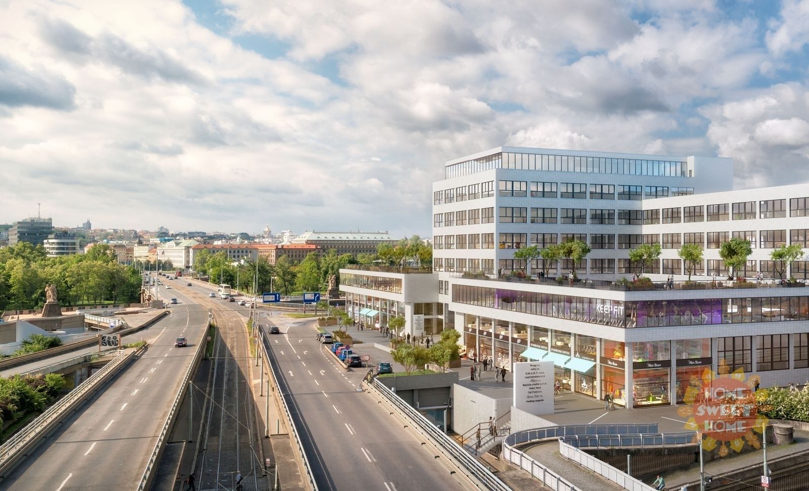 Obchodní prostory, Bubenská 1477, Praha Holešovice, 242 m² - 2