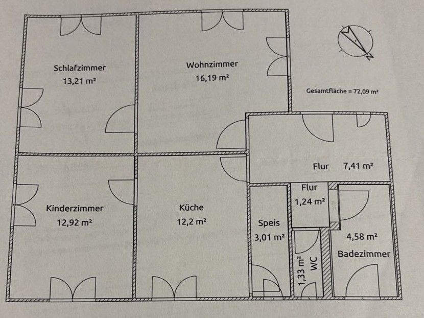 Prodej rodinný dům - Obere Rettenbachstraße 44, , Bavorsko, 72 m² - 5