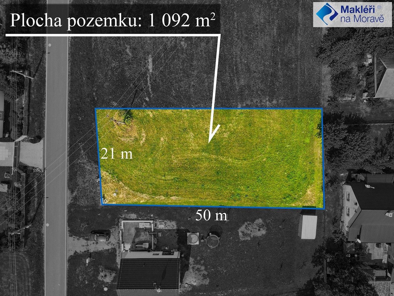 Pozemek pro bydlení · Radíkov, okres Přerov, Olomoucký kraj - 3