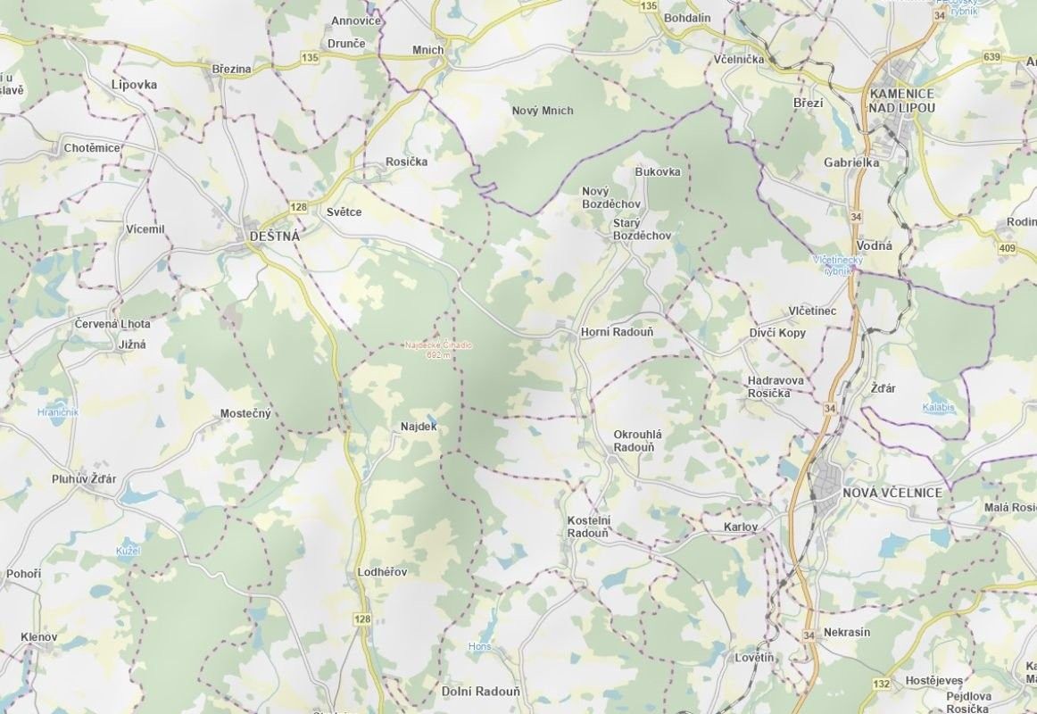 Louka · 44 686 m² · Lodhéřov - 3