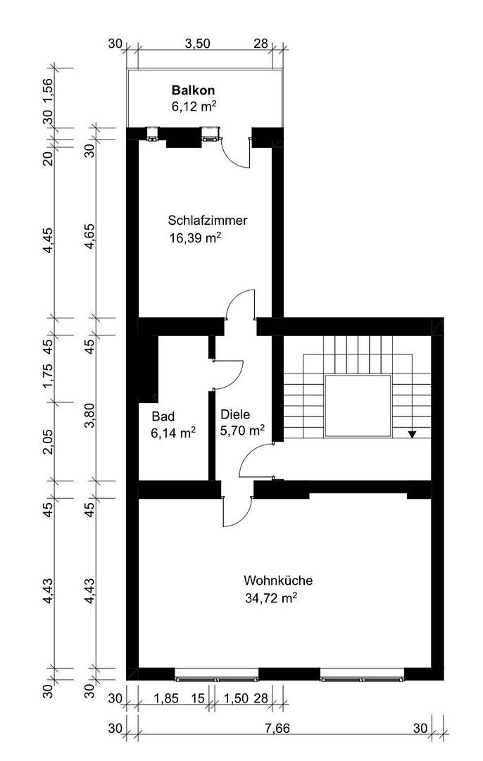 2+1, Spichernstraße 41 Düsseldorf Derendorf Nordrhein-Westfalen 40476, 67 m² - 1