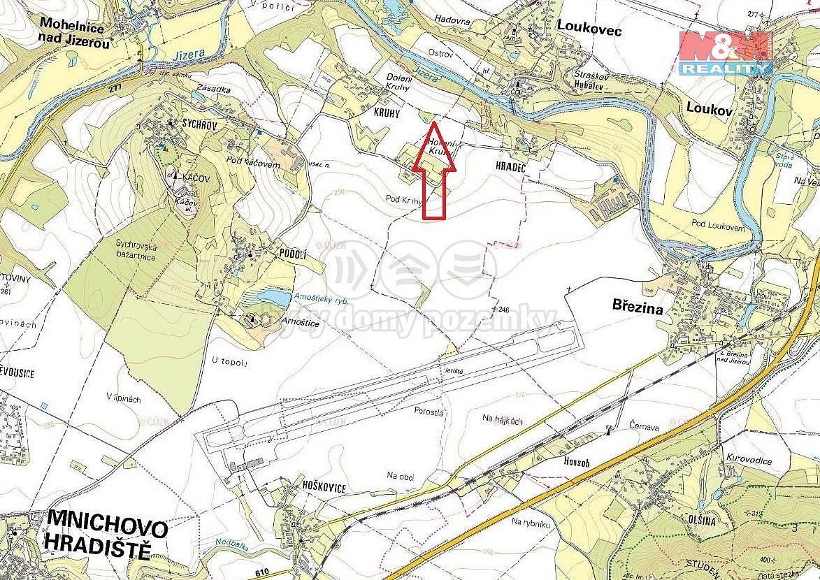 Prodej zemědělský pozemek - Mnichovo Hradiště - Podolí, okres Mladá Boleslav, Středočeský kraj - 5