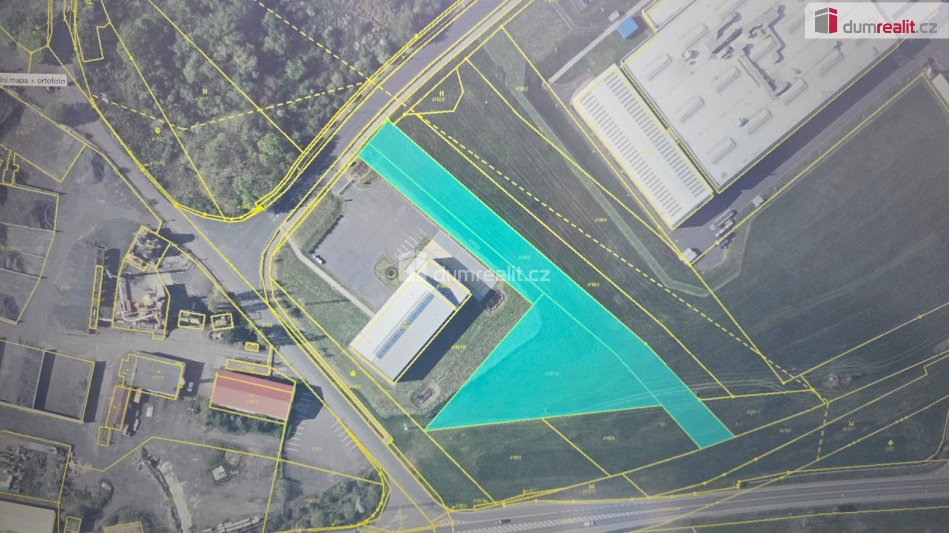 Prodej komerční pozemek - Chomutov, 6 499 m²