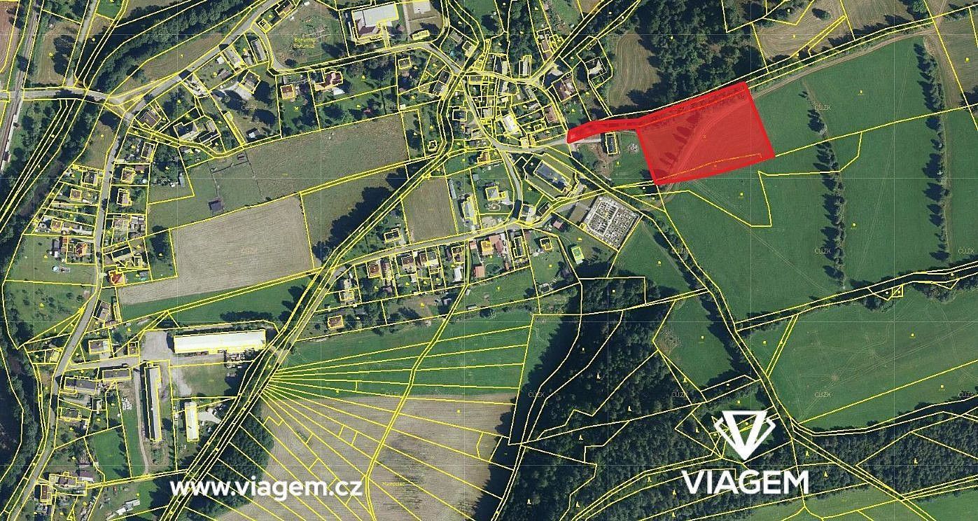 Zemědělský pozemek, 1 539 m²