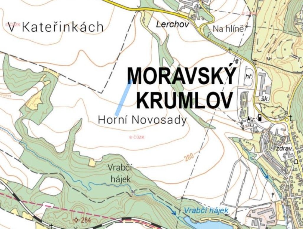 Pozemky pro bydlení, Moravský Krumlov, 672 01