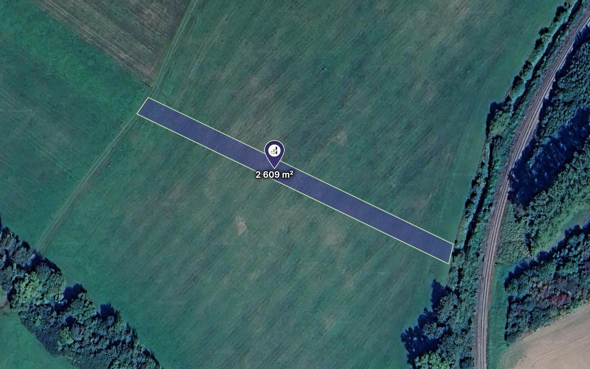 Louky, Smidary, 1 305 m² - 1