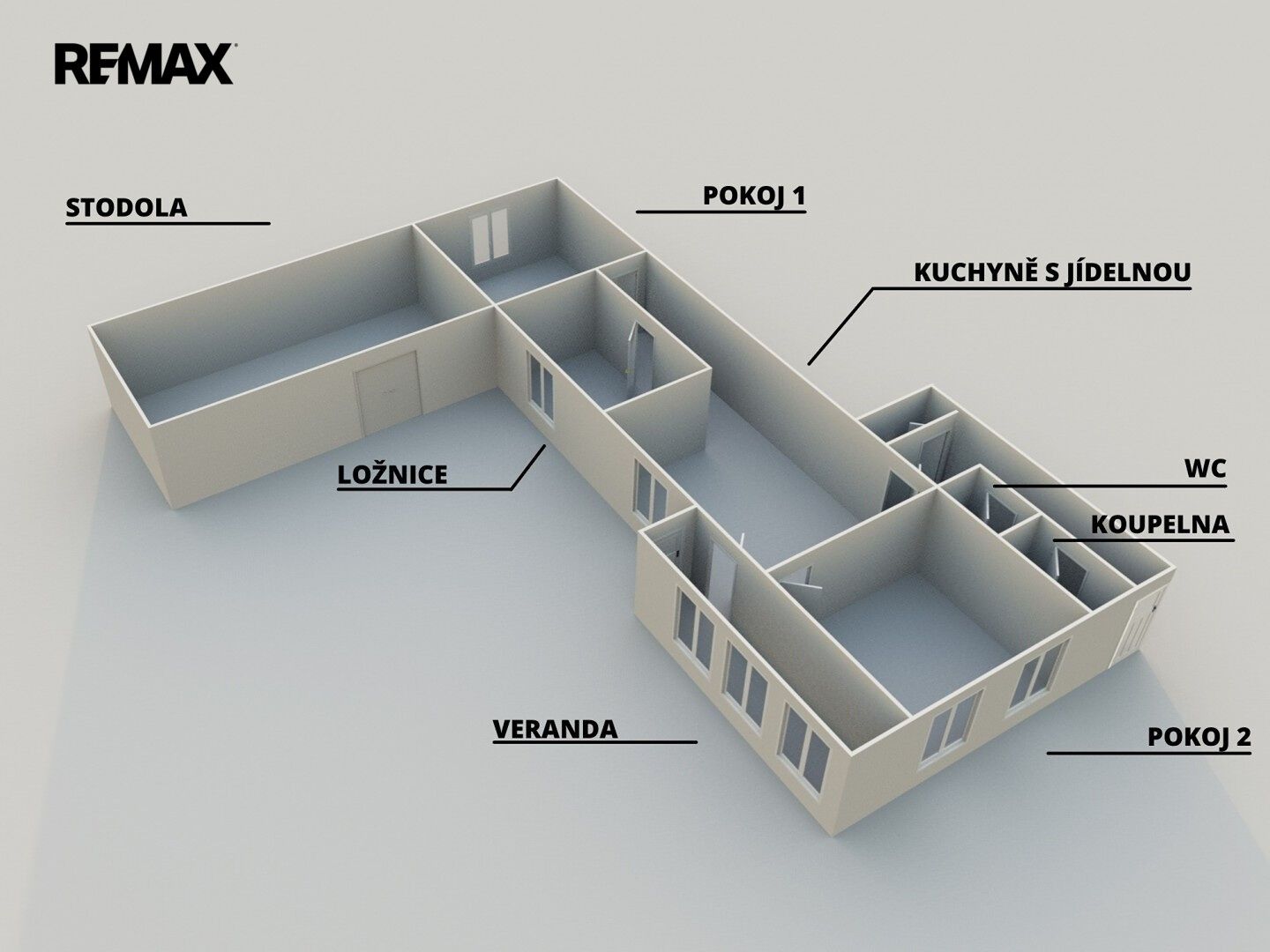 Prodej rodinný dům - Nová Ves nad Lužnicí, 100 m² - 5